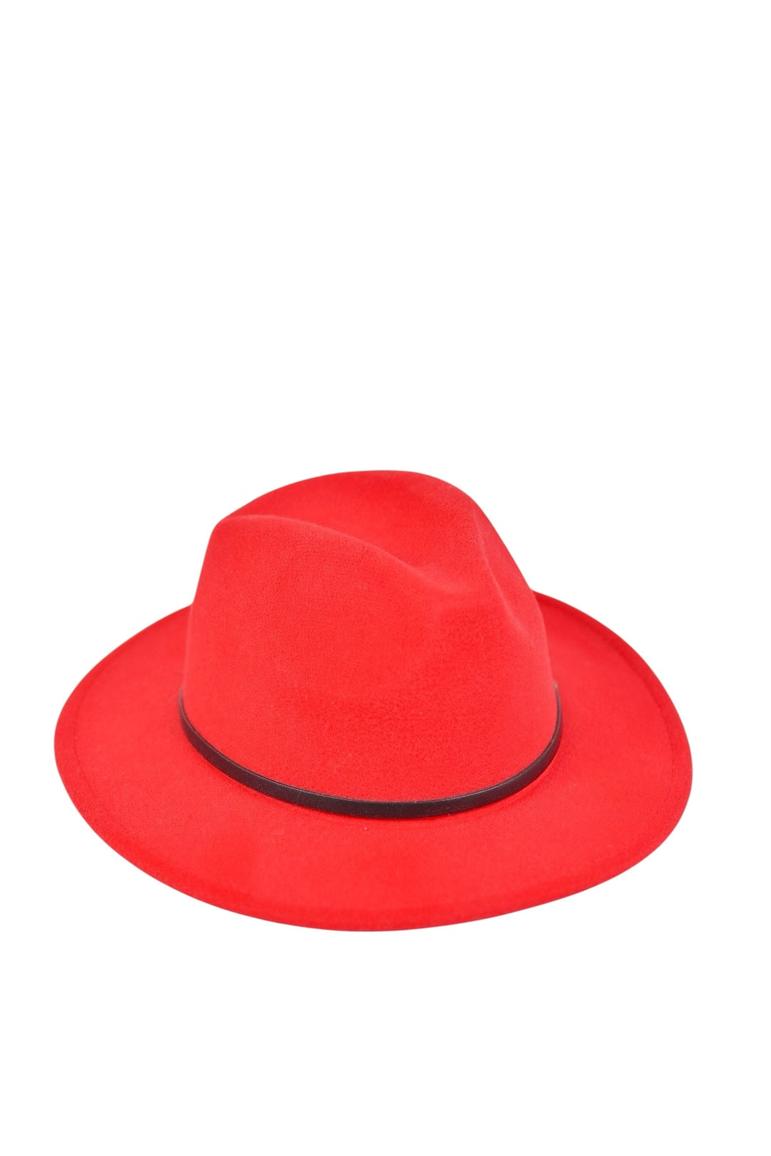 Men’s red classic felt hat