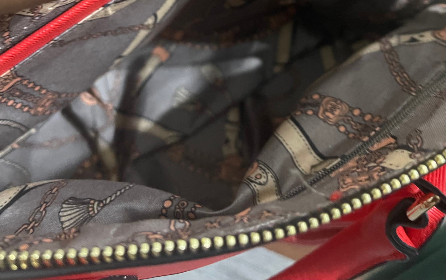 La Terre Vegan Leather Red Bag