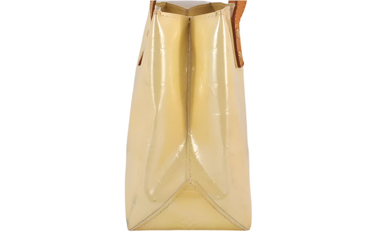 Authentic Louis Vuitton Vernis Reade PM Hand Bag Vintage Yellow Preowned