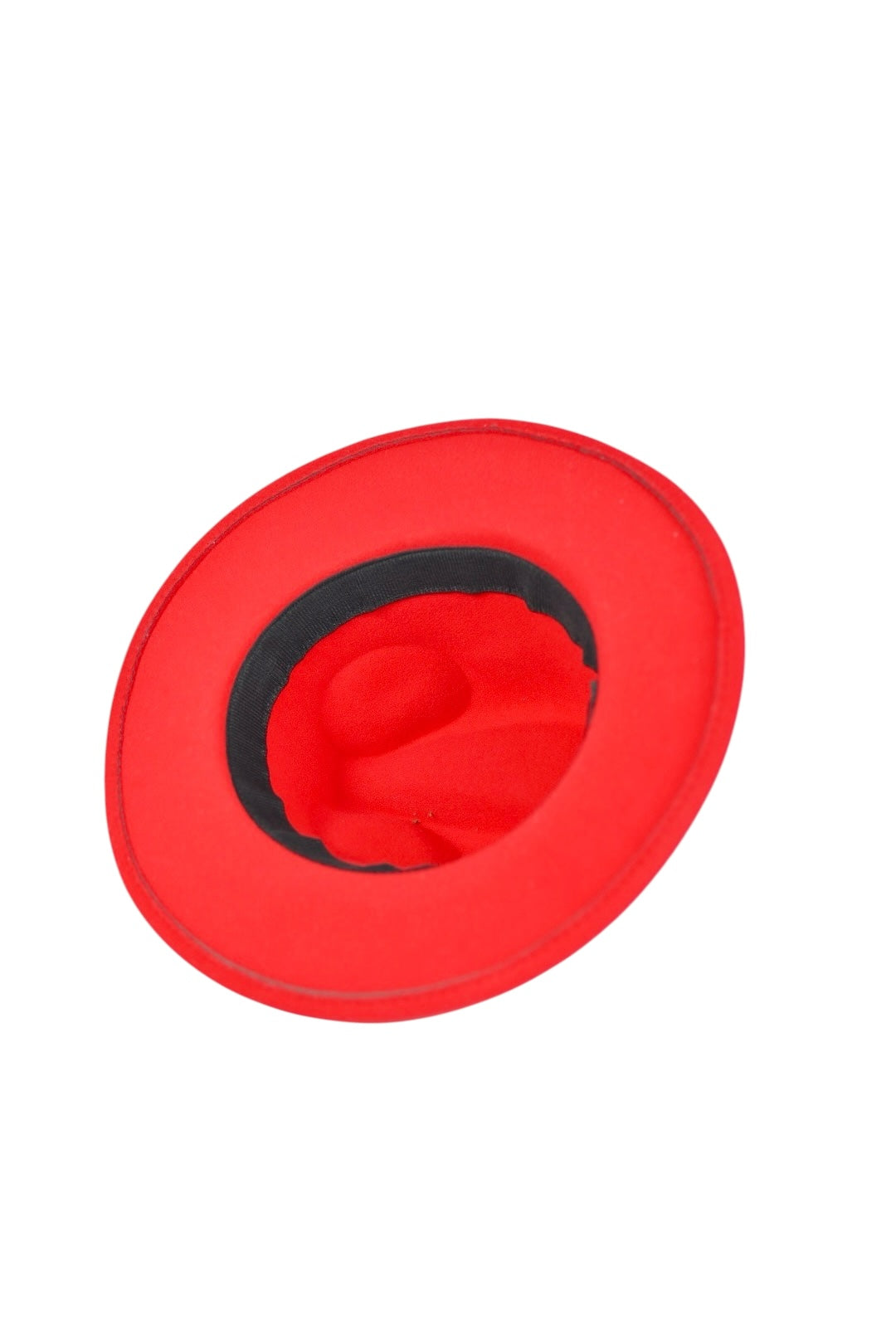 Men’s red classic felt hat