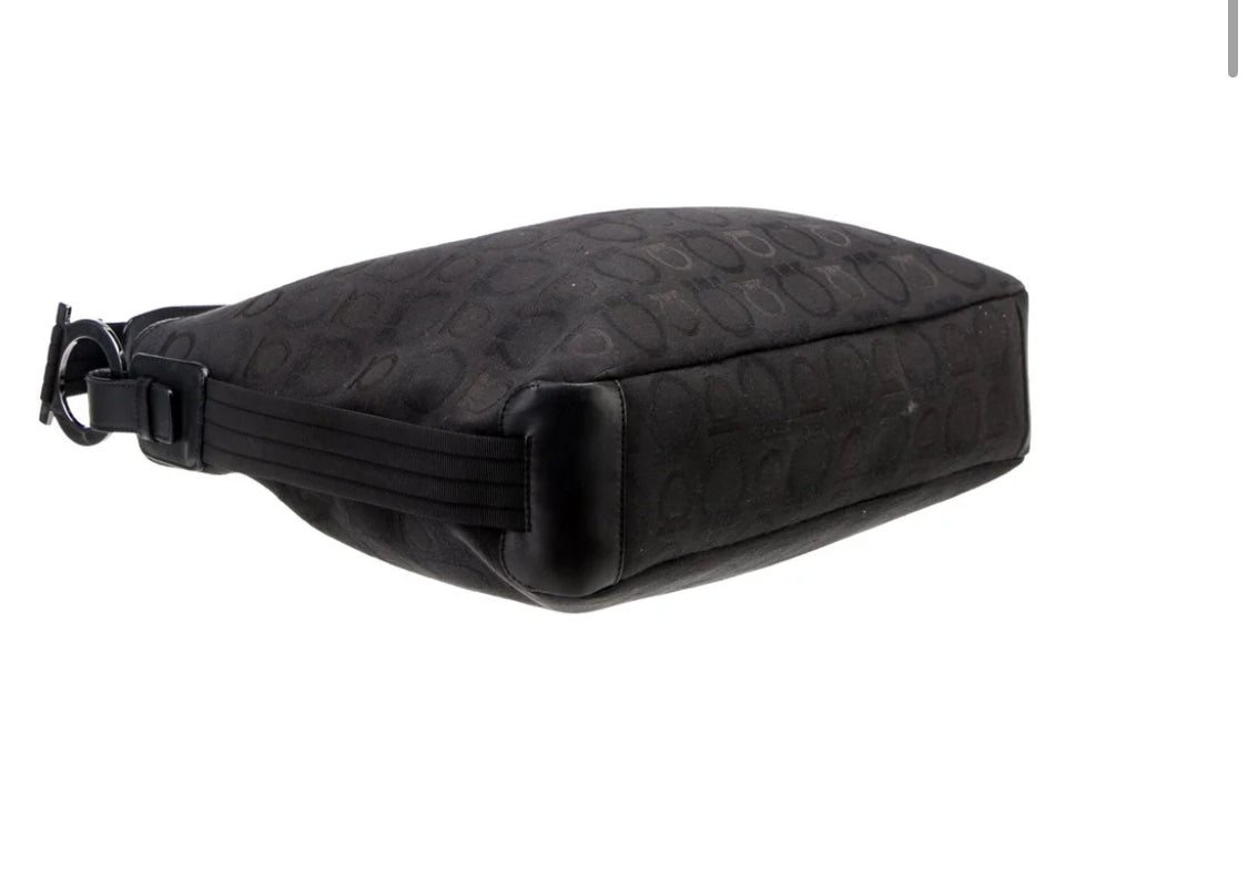 Salvatore Ferragamo
Monogram Canvas Shoulder Bag