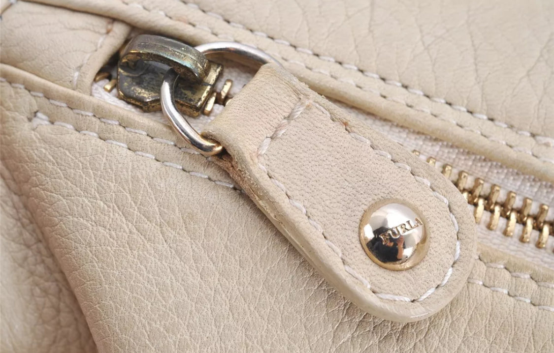 Furla Vintage Leather 2Way Shoulder Cross Body Bag