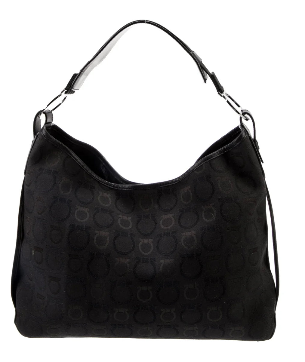 Salvatore Ferragamo
Monogram Canvas Shoulder Bag
