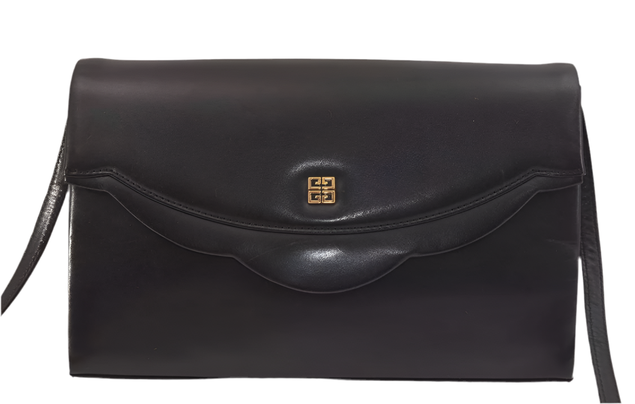 GIVENCHY SACS Leather Shoulder Cross Body Bag Purse Vintage