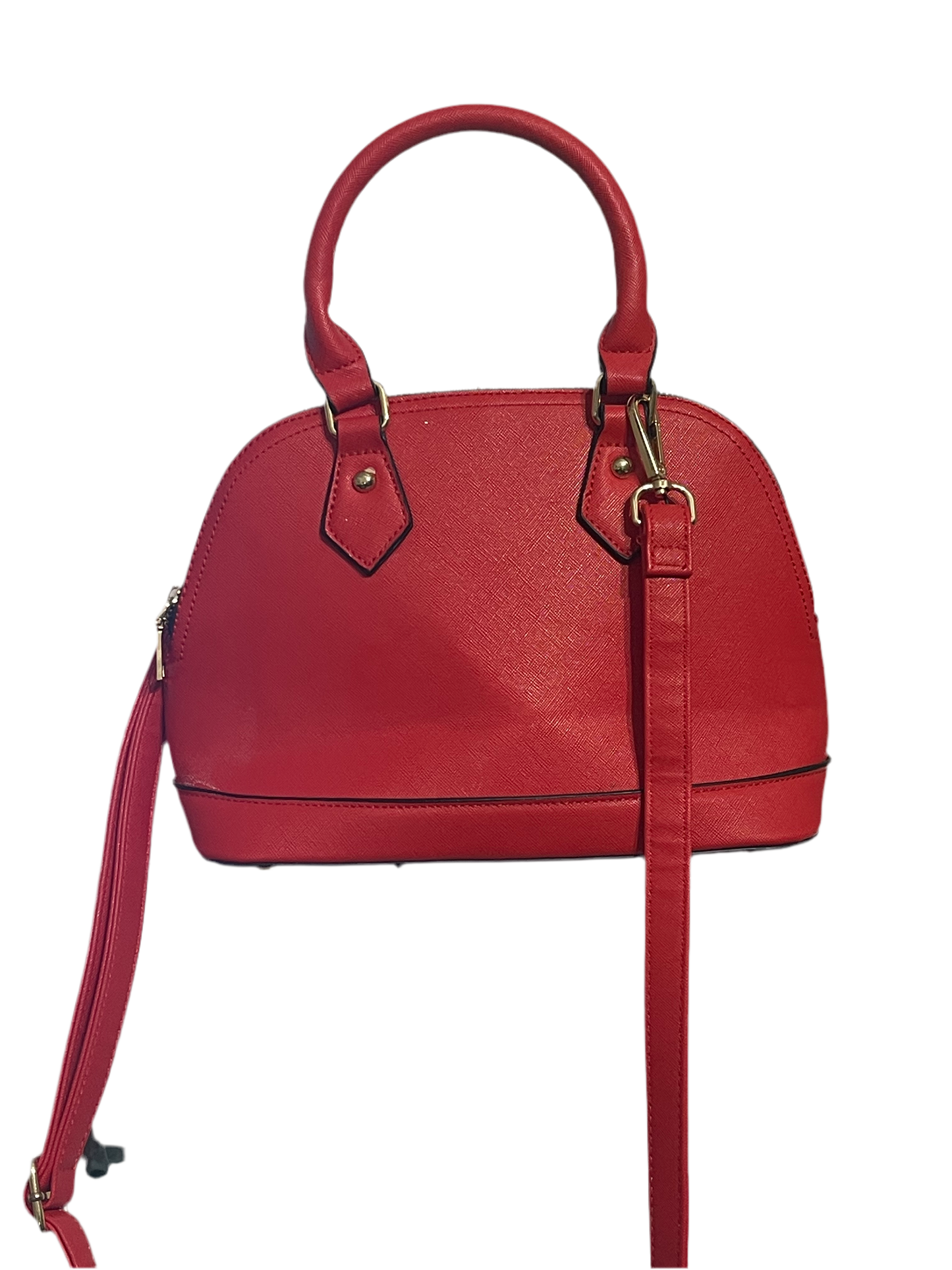 La Terre Vegan Leather Red Bag