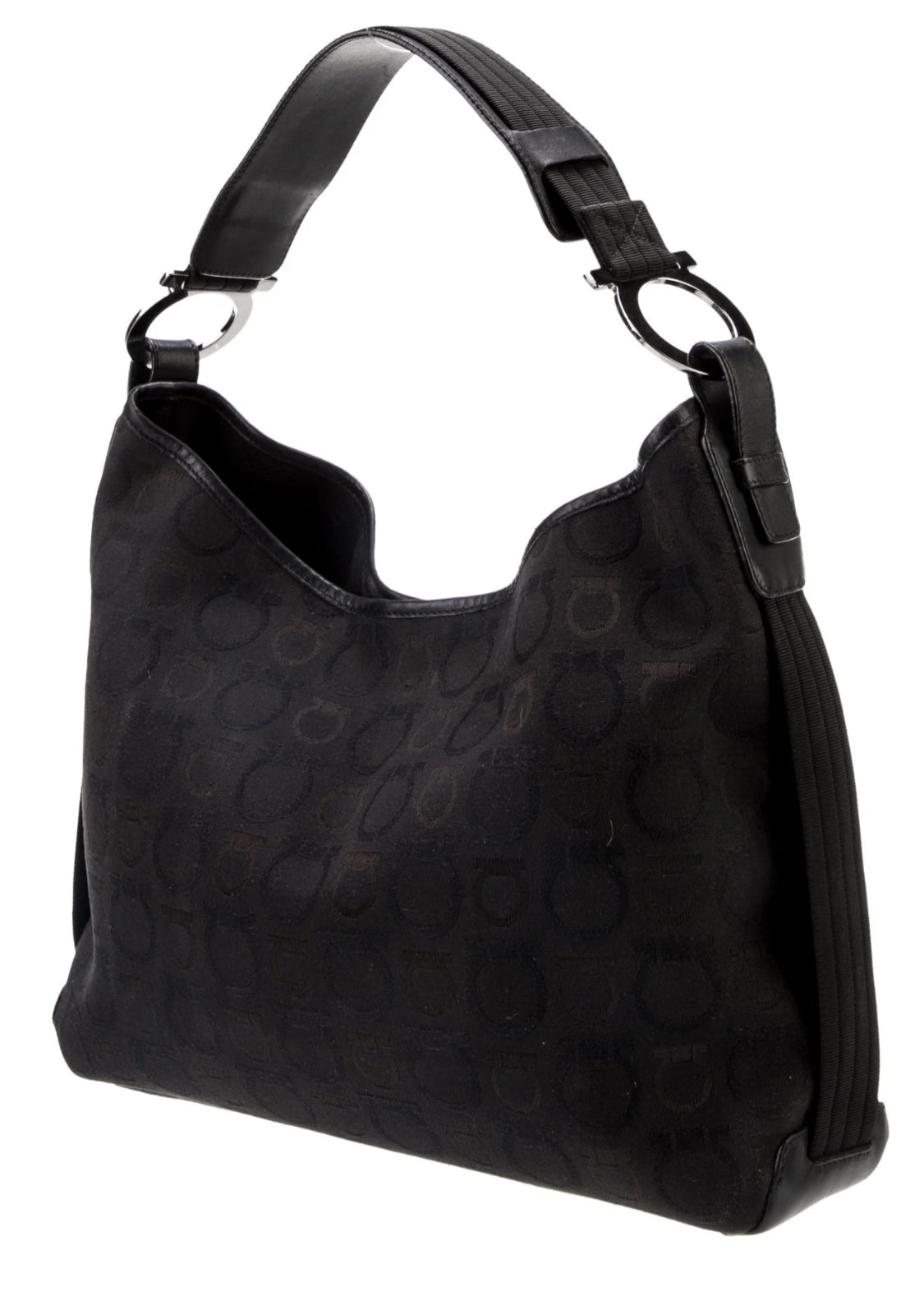 Salvatore Ferragamo
Monogram Canvas Shoulder Bag