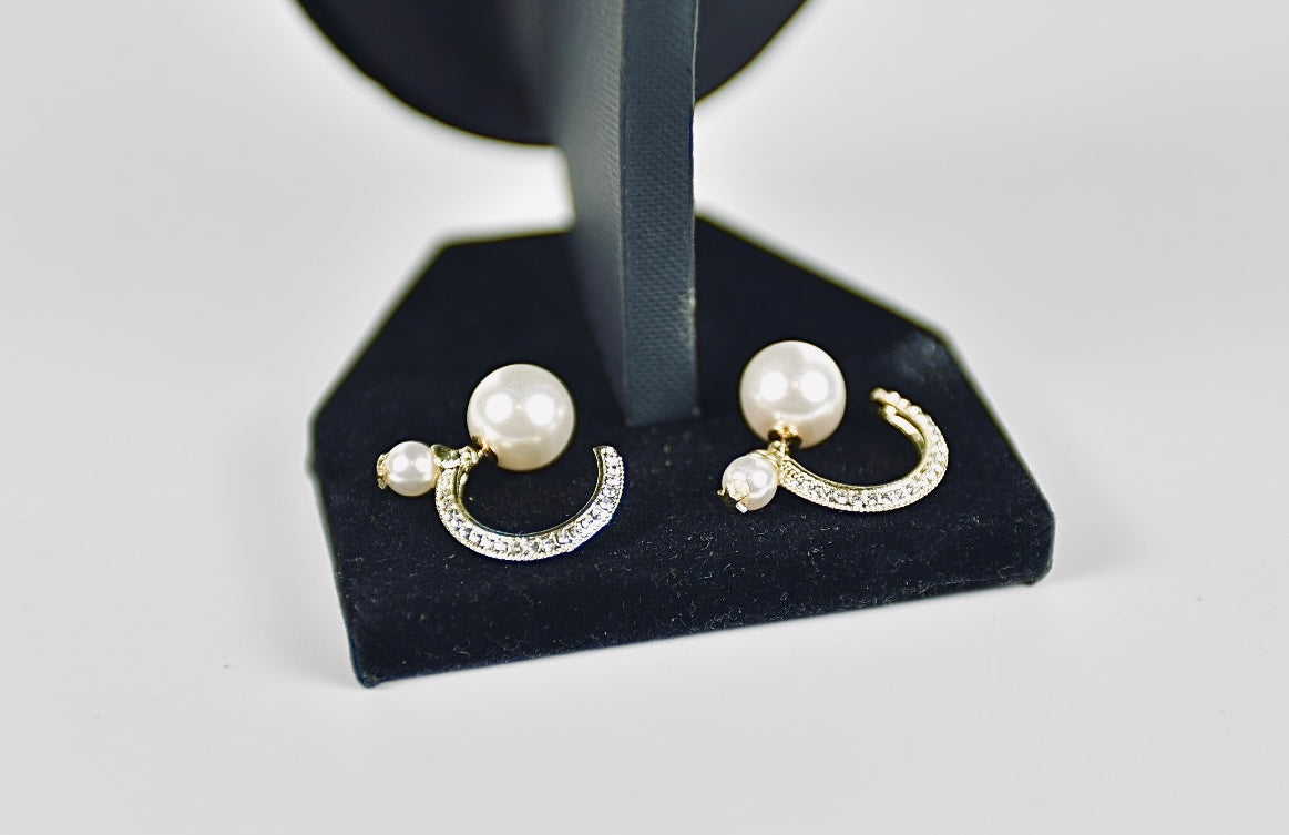 Pearl Loop Fashion Earrings