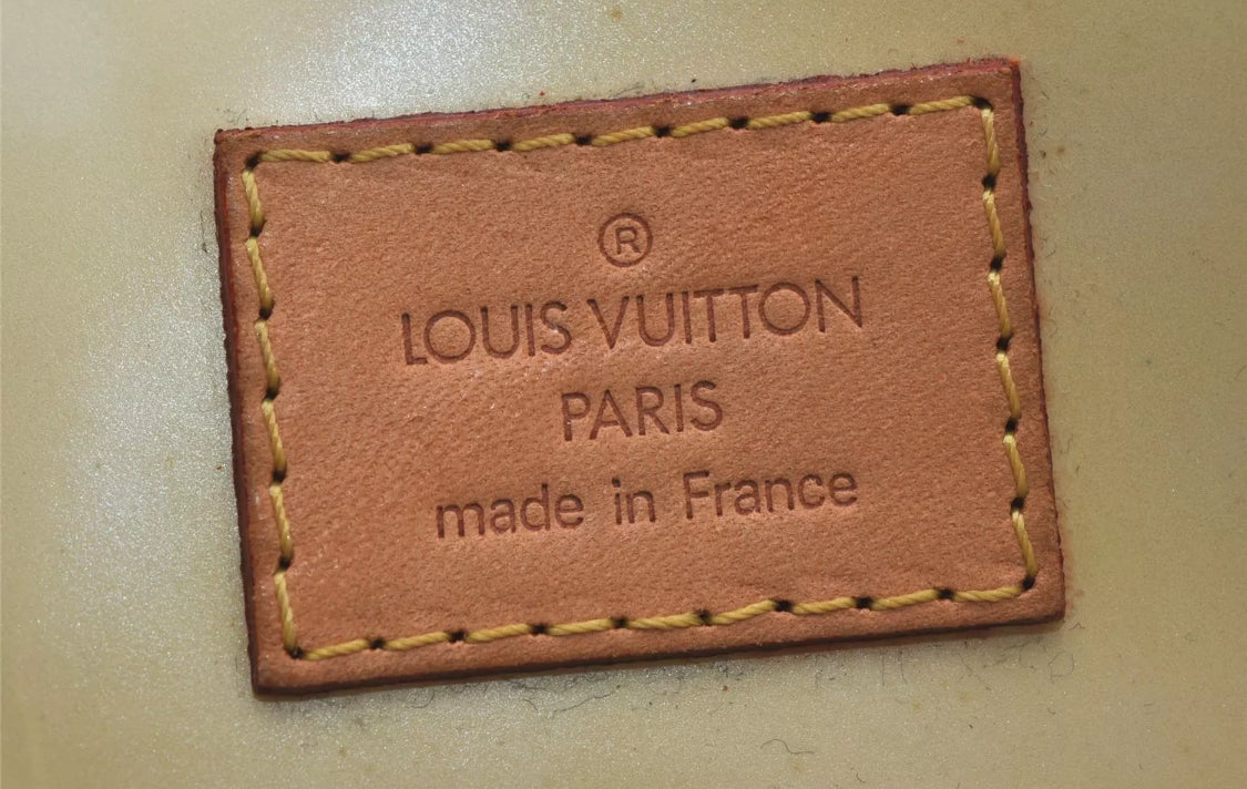 Authentic Louis Vuitton Vernis Reade PM Hand Bag Vintage Yellow Preowned