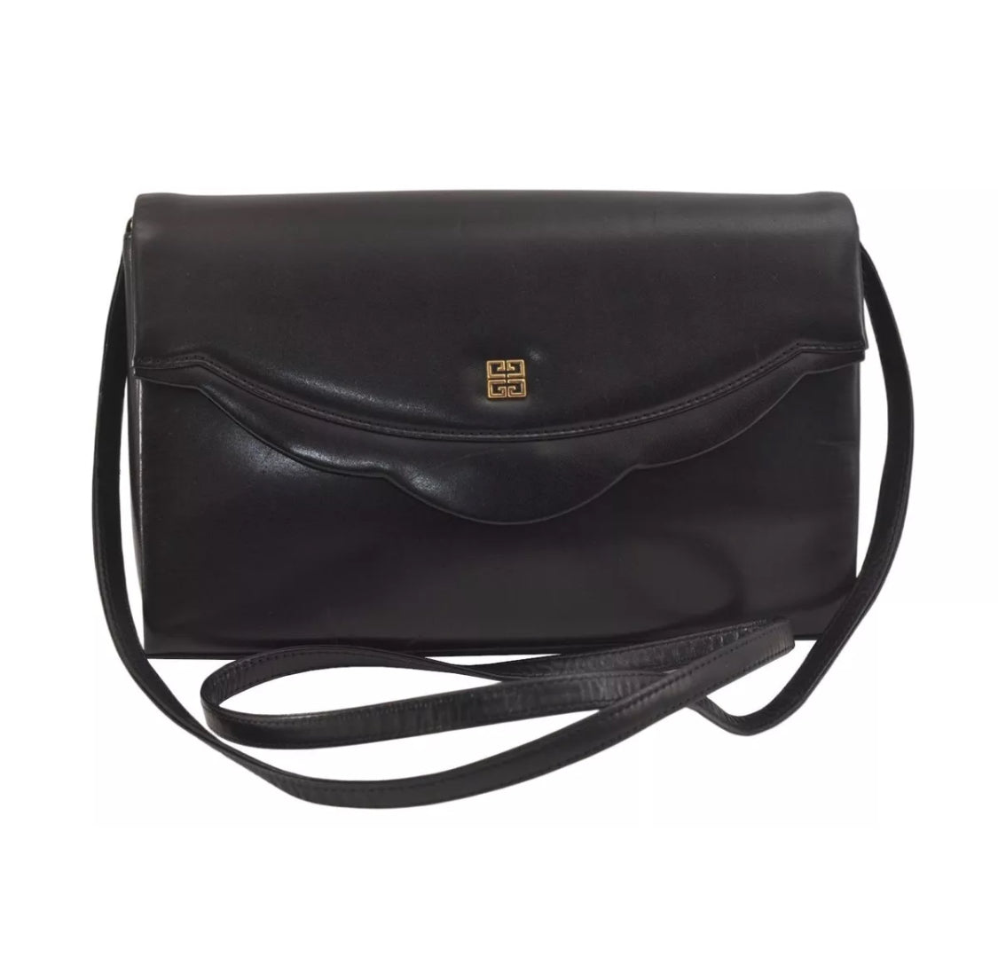 GIVENCHY SACS Leather Shoulder Cross Body Bag Purse Vintage