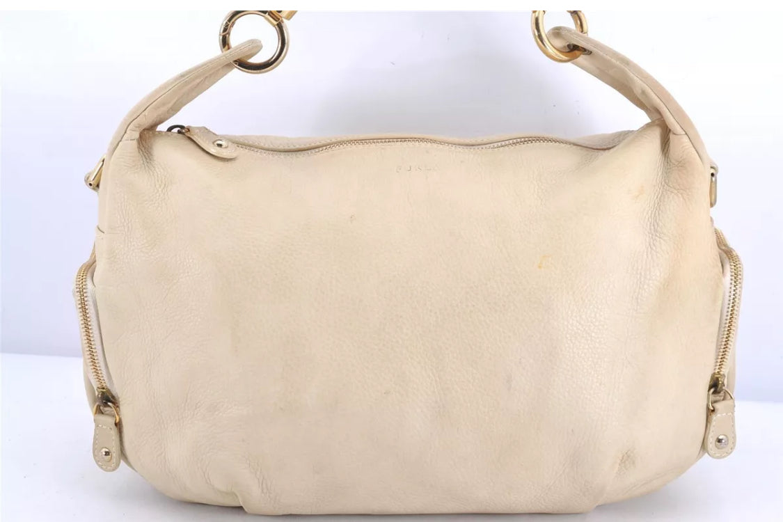 Furla Vintage Leather 2Way Shoulder Cross Body Bag