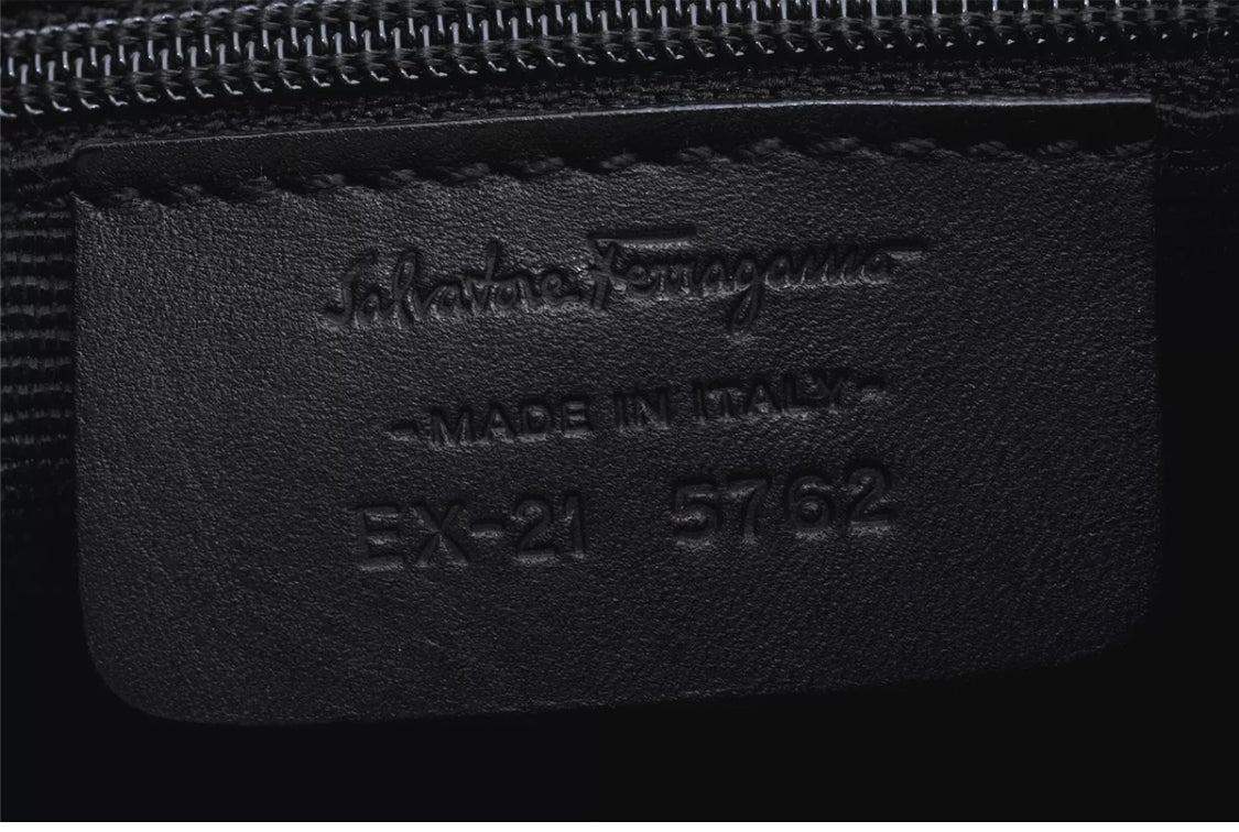 Salvatore Ferragamo
Monogram Canvas Shoulder Bag