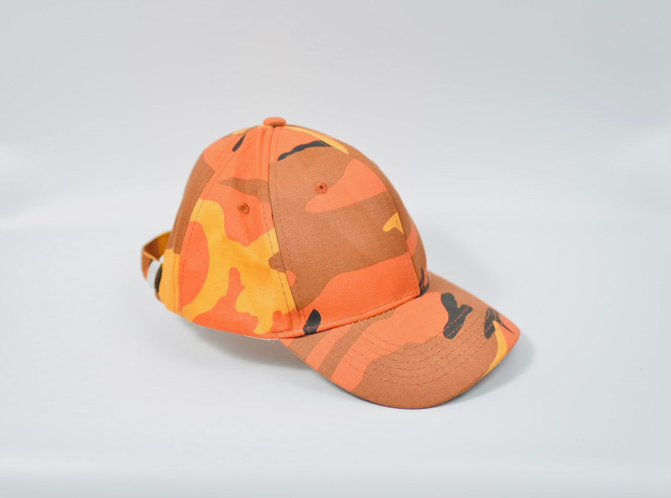 Orange Camouflage Hat