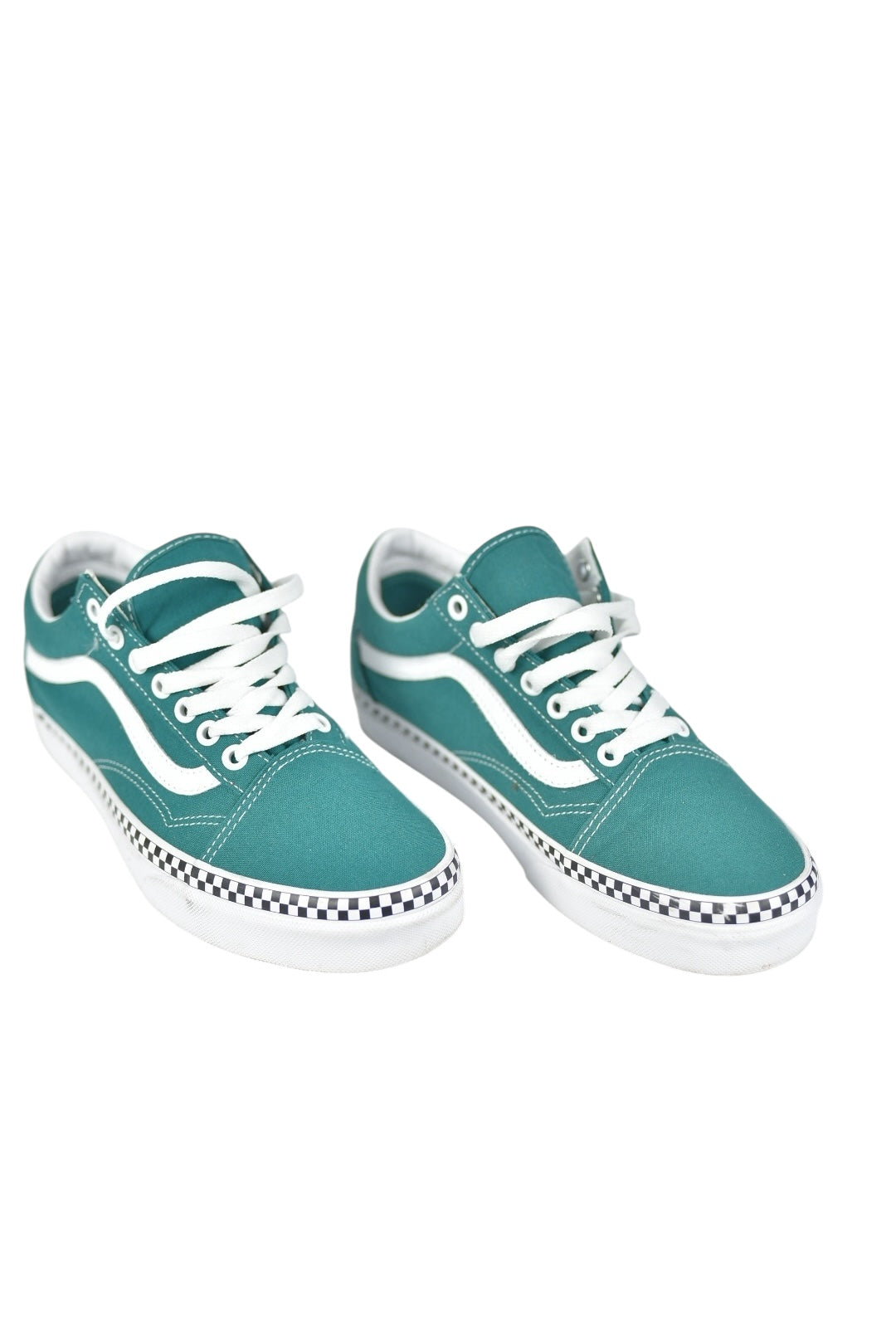 Vans Shoes Green Checkerboard Vans.