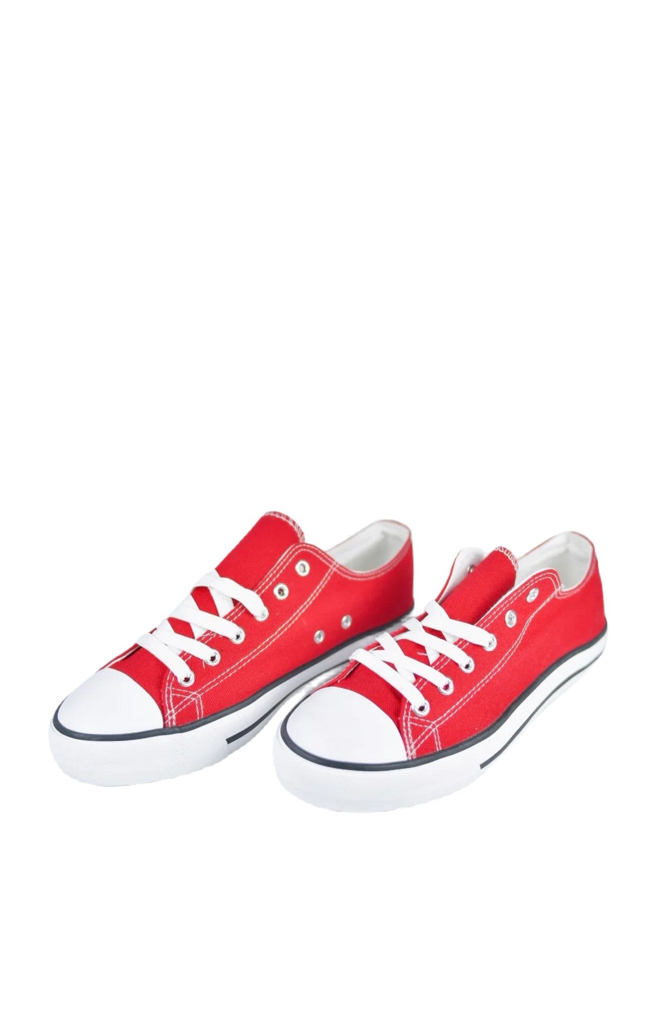 ZGR Women’s Low Top Canvas Shoes Red New