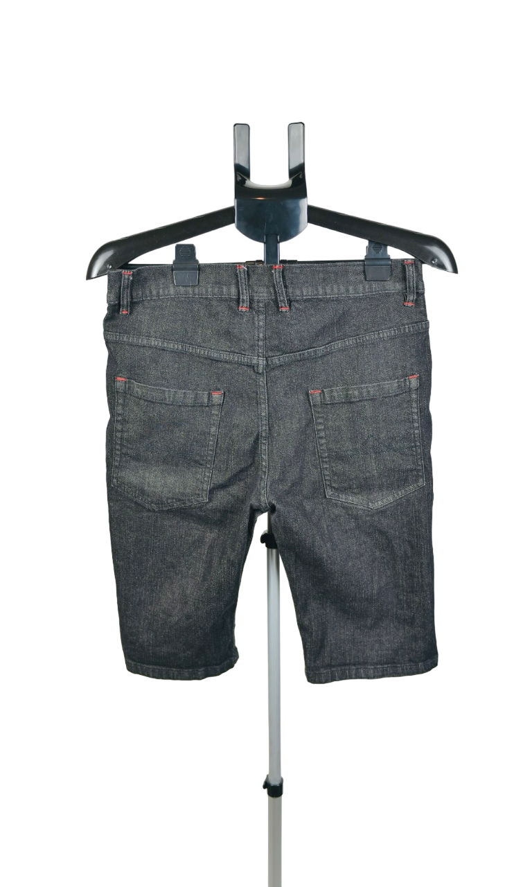 Westace Black Denim Short Jeans