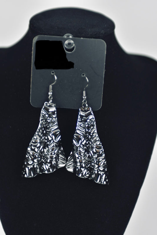 Silver Fashion Design Earrings