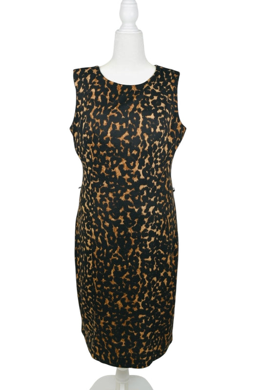 Calvin Klein Leopard Print Dress