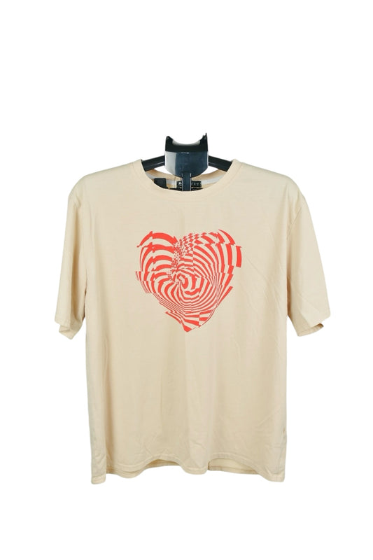 Men’s ROMWE Heart T-shirt