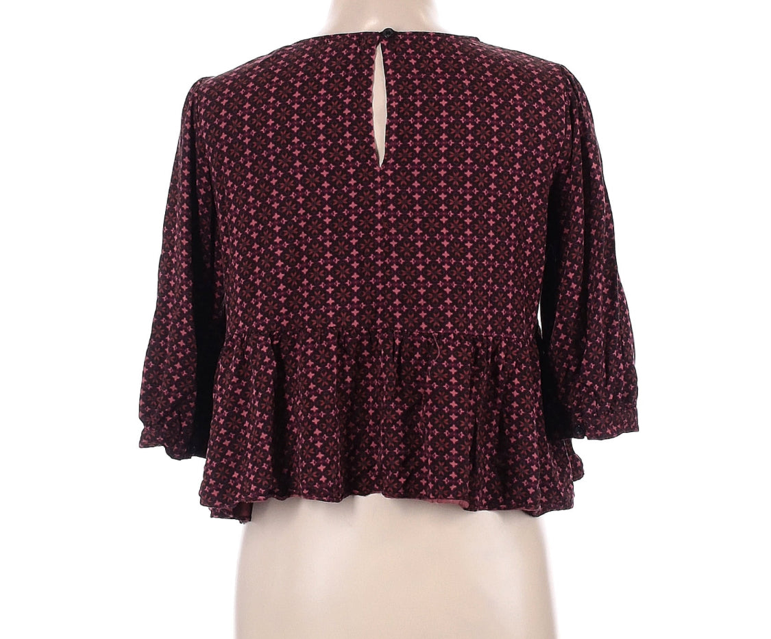 Cooperative 3/4 Sleeve Blouse