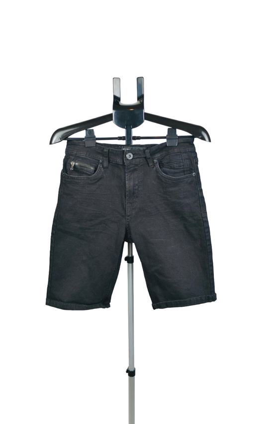 Free Planet Black Denim Jean Shorts