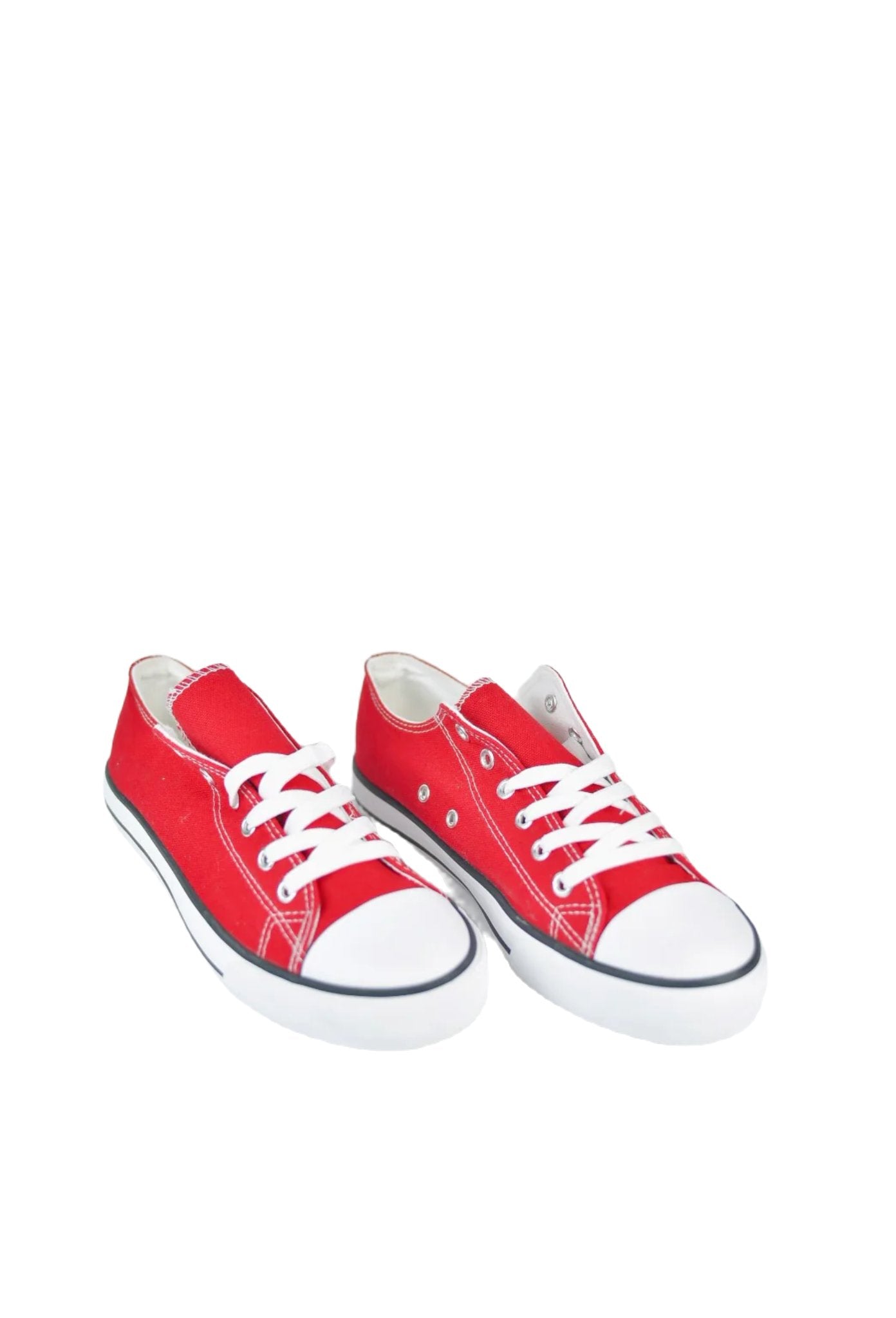 ZGR Women’s Low Top Canvas Shoes Red New