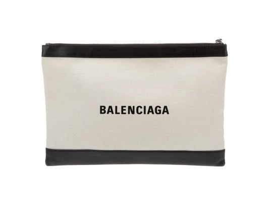 Balenciaga Canvas Clutch