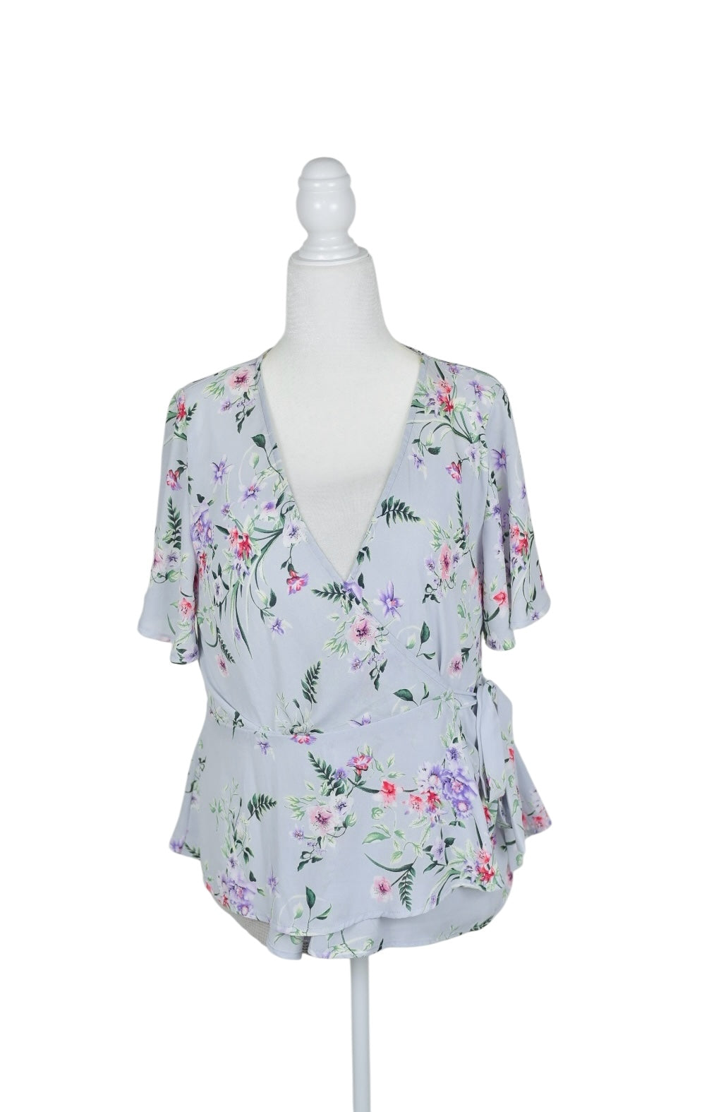 Women’s Shinestar White Floral Top