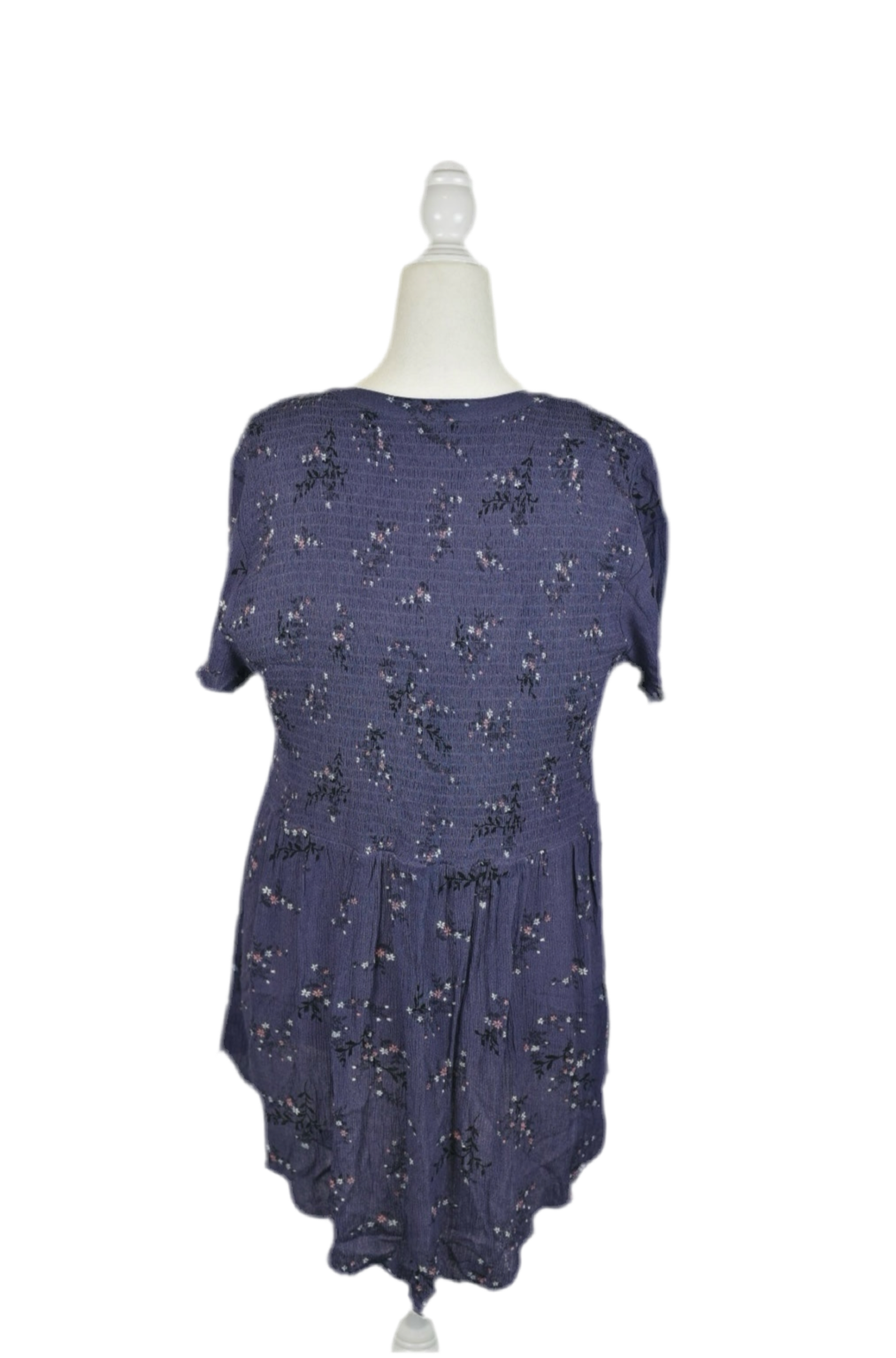 TORRID Purple Floral Tunic Top