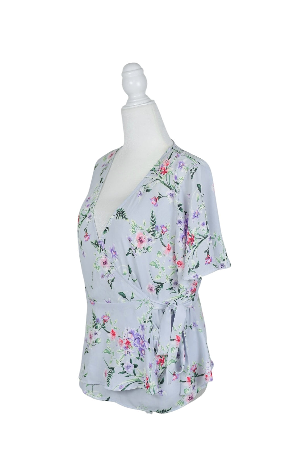 Women’s Shinestar White Floral Top