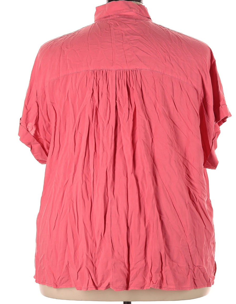 Lane Bryant Short Sleeve Blouse