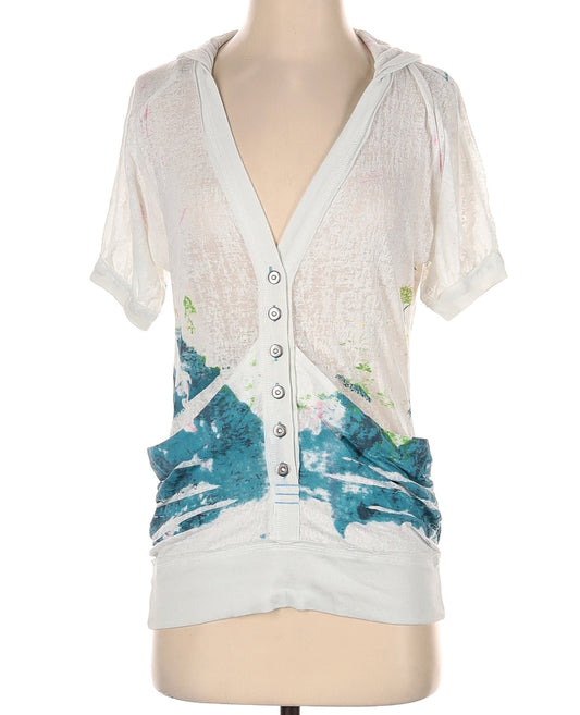 Free People Short Sleeve Blouse