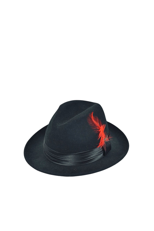 Men’s classic short brim Fedora