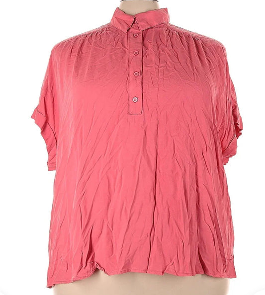 Lane Bryant Short Sleeve Blouse