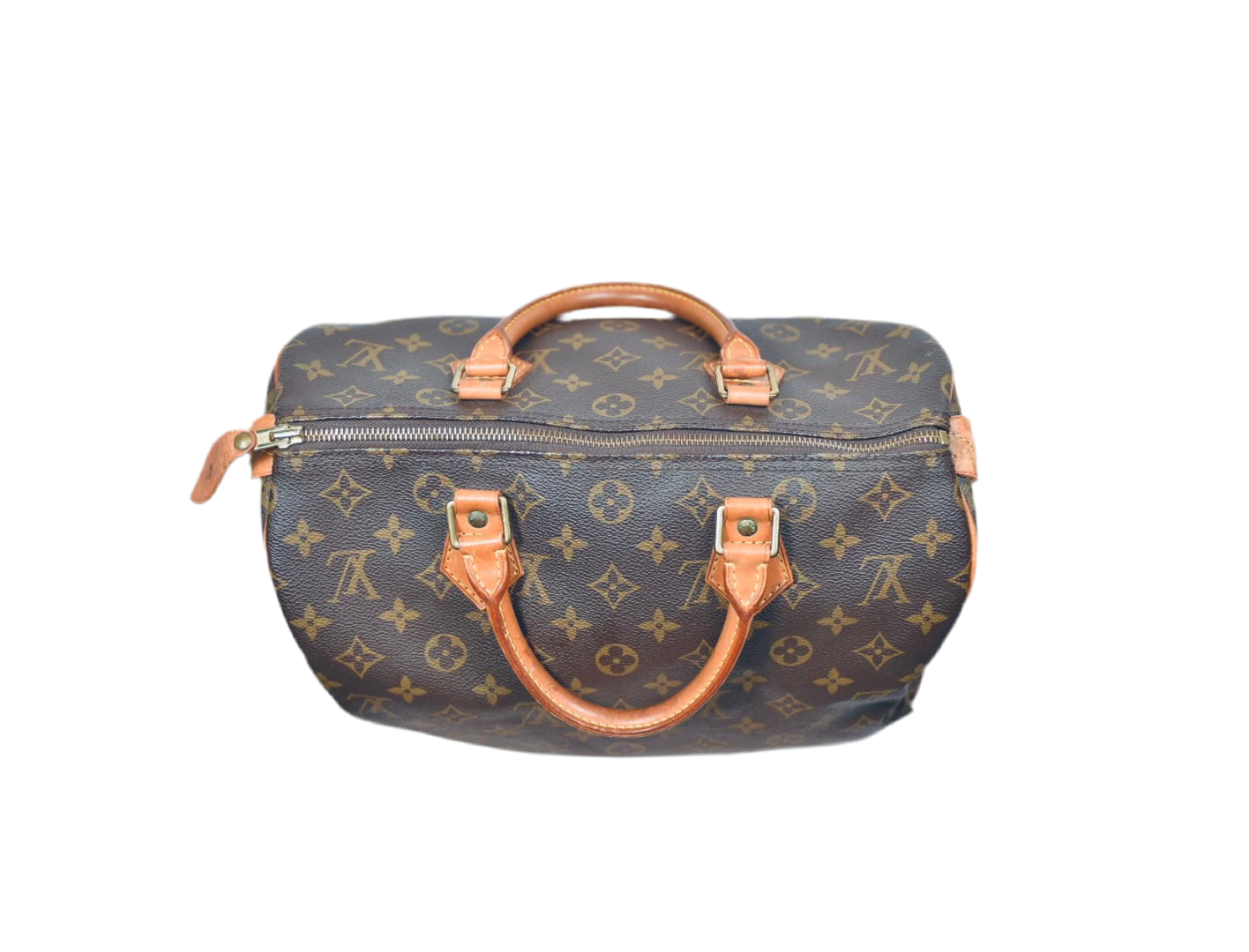 Louis Vuitton Speedy 35 LV Monogram Satchel Bag