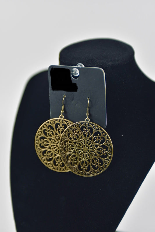 Bronze Fashion Stylish Earrings