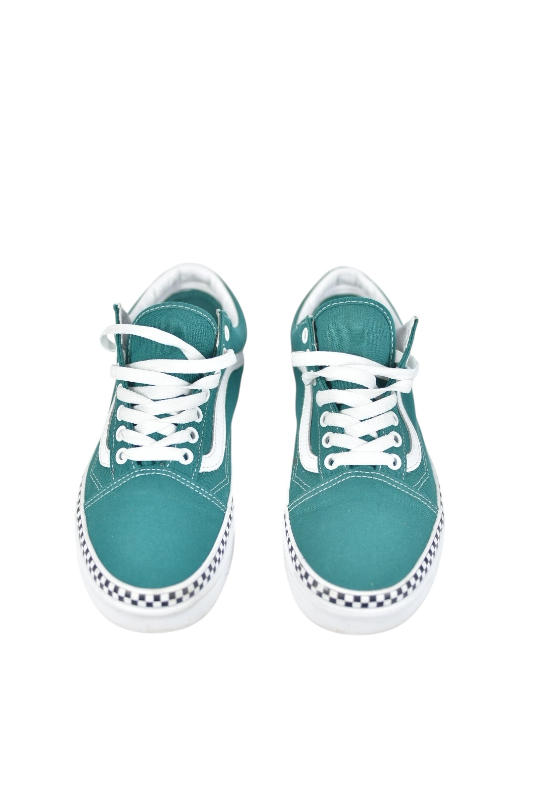 Vans Shoes Green Checkerboard Vans.