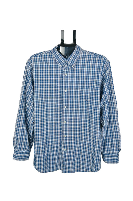 Men’s Chaps Checkered Long Sleeve Shirt