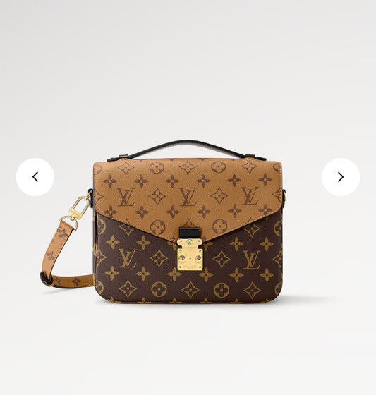 Louis Vuitton Pochette Metis Reverse Monogram ( Authentic)