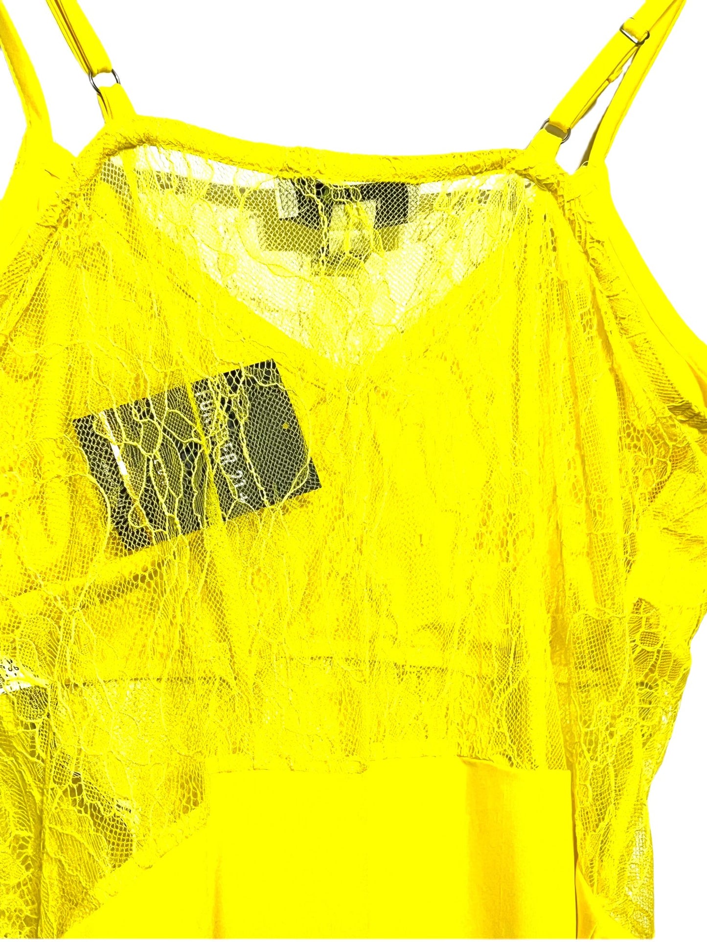 Forever21 Yellow Women Bodysuit Size