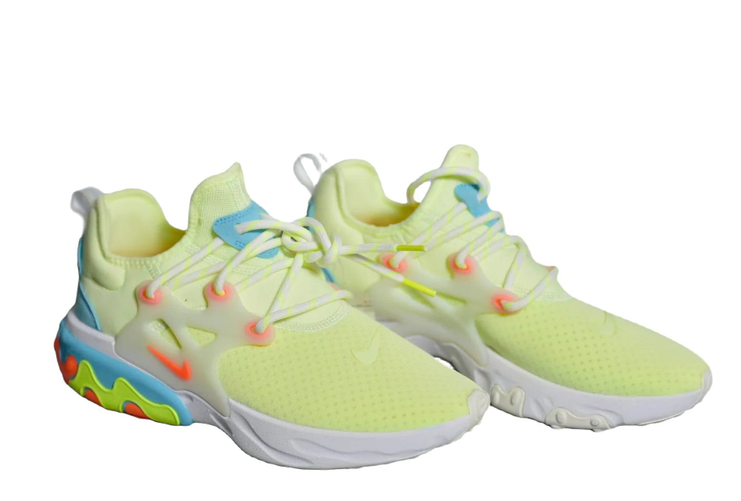 New Nike React Presto AV2605-700 Yellow Running Shoes Sneakers