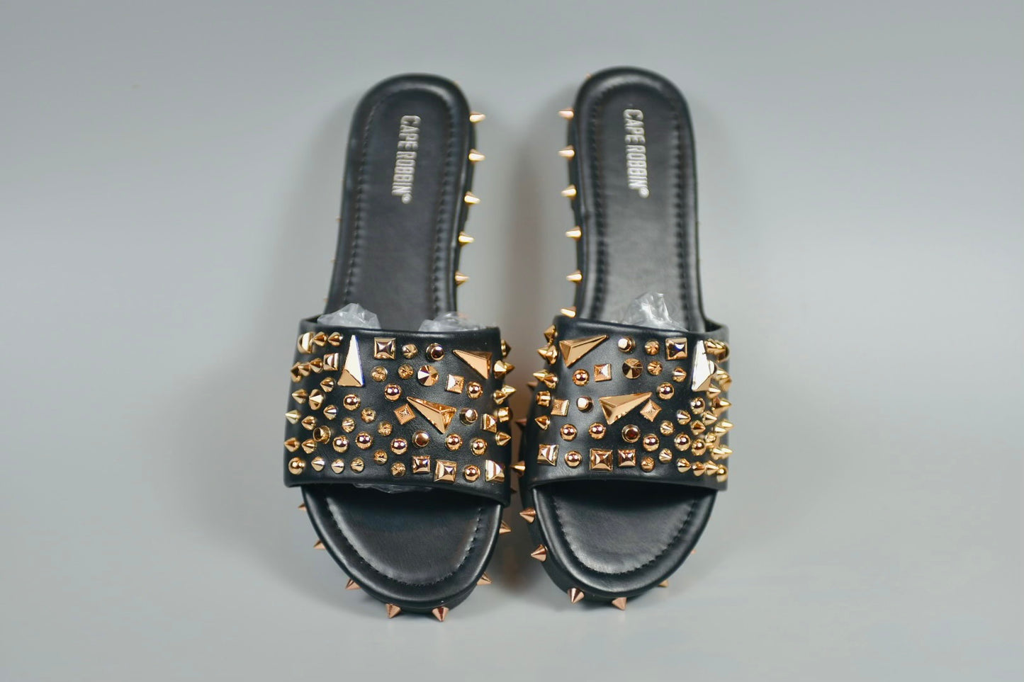 Women Studded Slides SZ 10 New