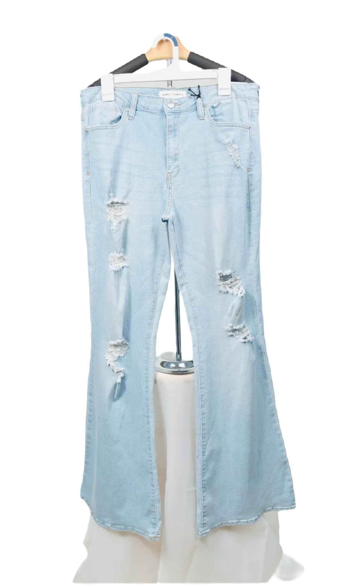 Women light blue jeans SZ 13