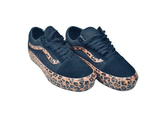 Vans Old Skool Platform Leopard 8/9.5