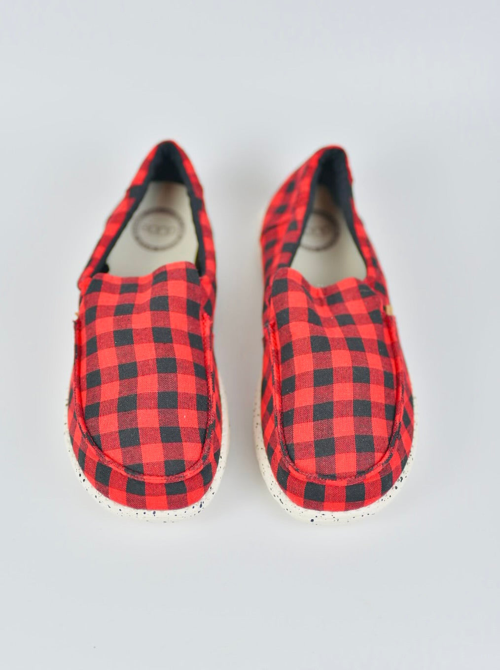 Hey Dude Misty Buffalo Plaid SZ 10