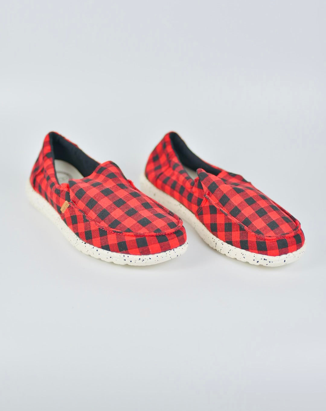 Hey Dude Misty Buffalo Plaid SZ 10