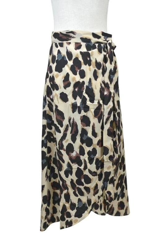 Leopard Drawstring Skirt SZ