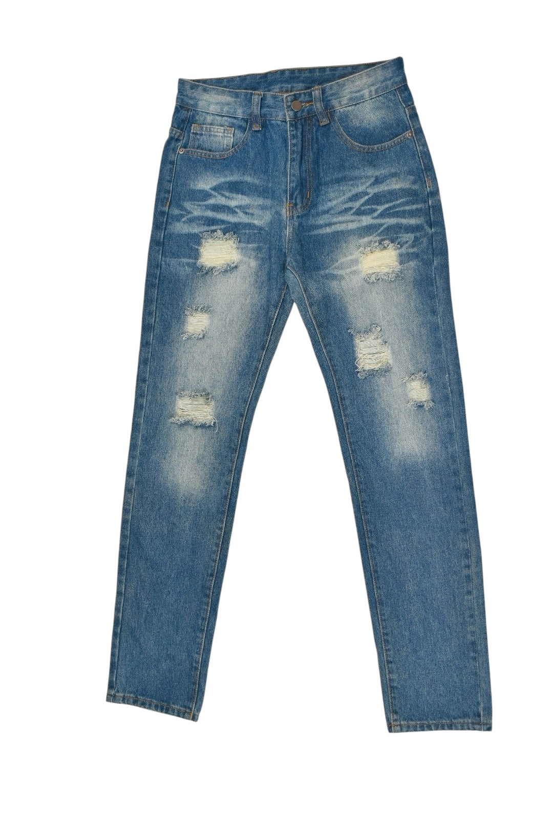 Men's Stylish Junbaoss Distressed Denim Jeans