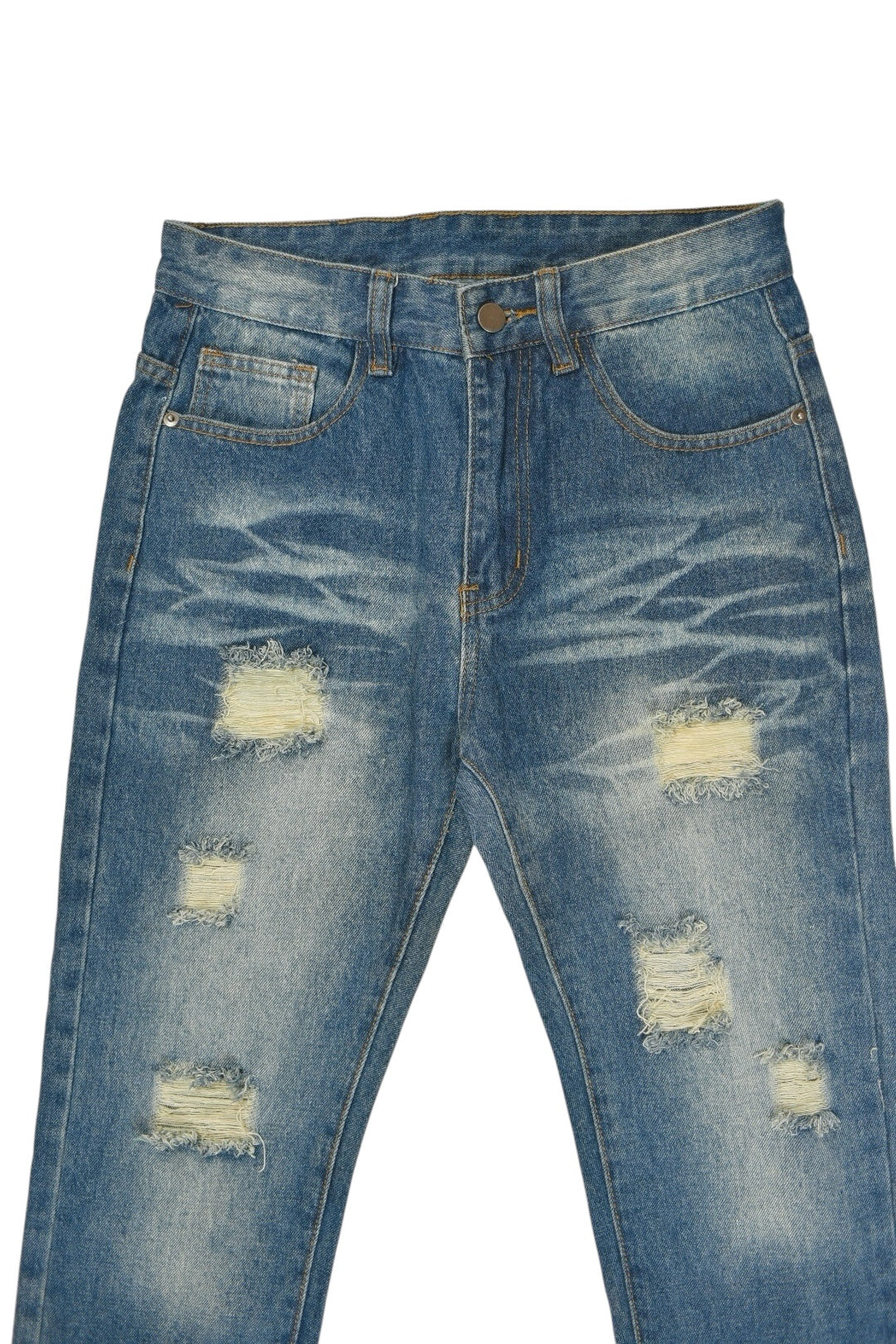 Men's Stylish Junbaoss Distressed Denim Jeans