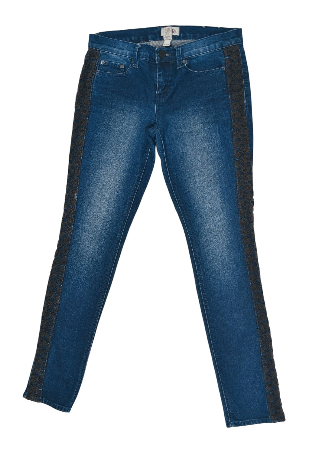 Women's MUDD With Lace Denim Jeans