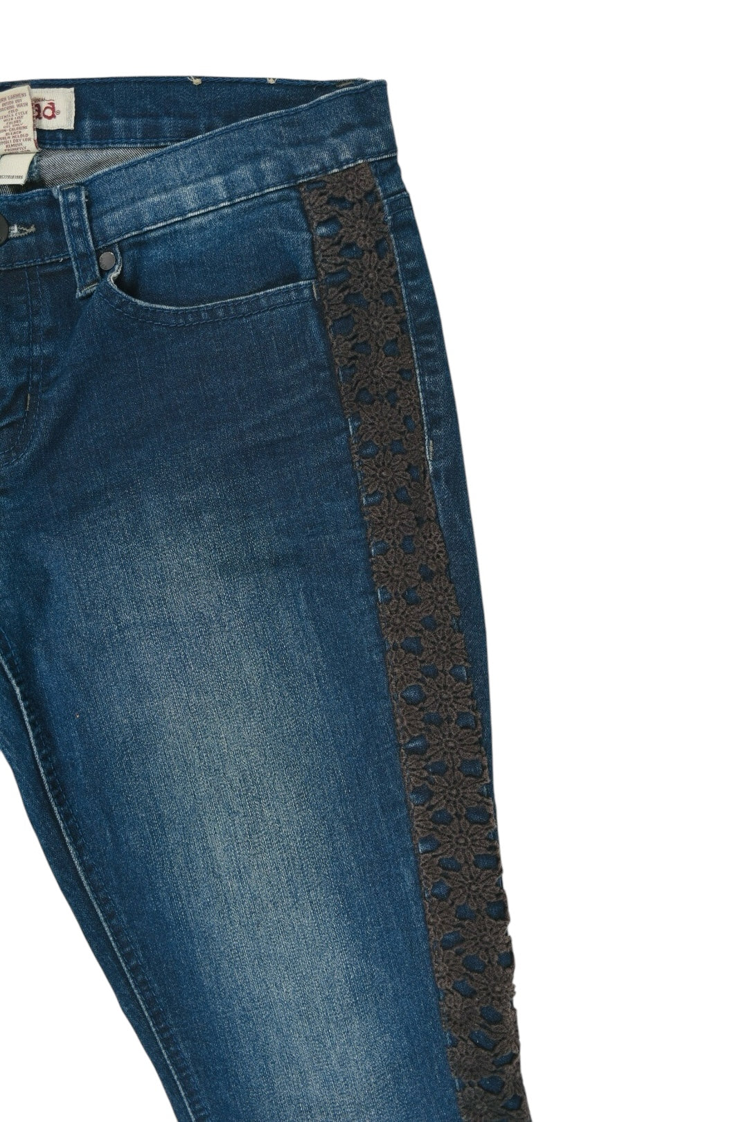 Women's MUDD With Lace Denim Jeans